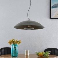 Lindby Emilienne pendant light, steel, dark grey