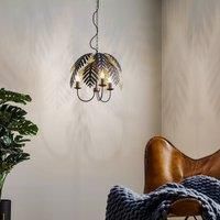 Lucande Aparas hanging light leaf look 1-bulb 50cm