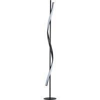 Lindby Munja LED floor lamp dimmable sand black