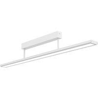 Prios Yuela LED ceiling lamp, DALI, 100 cm, white