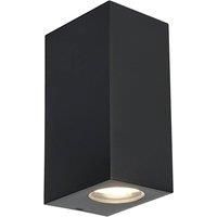 Prios Irfan outdoor wall angular black 10 cm