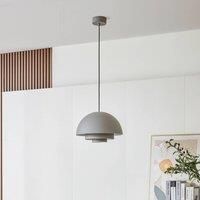 Lucande Nymara LED pendant light grey