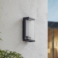 Lucande LED outdoor wall lamp Dava, height 25.2 cm, sensor