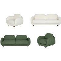 Luca Boucle Cloud Sofa Range - 2 Sizes & 2 Colours