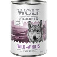 Wolf of Wilderness Adult Classic Saver Pack 24 x 400g - Wild Hills - Duck