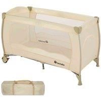 tectake Travel cot for children - beige