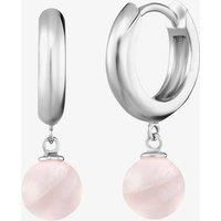 Angel Whisperer Rose Quartz Hoop Earrings ERERQCR