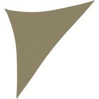 Sunshade Sail Oxford Fabric Triangular 2.5x2.5x3.5 m Beige