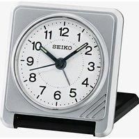 Seiko QHT015S Travel Alarm Clock-Silver