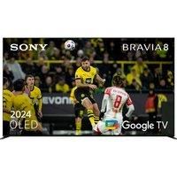 Sony BRAVIA 8 OLED, K77XR80, 77 Inch 4K HDR Google Smart TV (2024) | Gaming Features for PlayStation 5 and IMAX Enhanced, Dolby Vision Atmos, Chromecast, Apple AirPlay, 120Hz, 5 Year Warranty