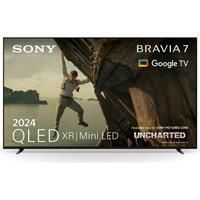 Sony BRAVIA 7 QLED (XR l Mini LED), K55XR70, 55 Inch 4K HDR Google Smart TV (2024) | Gaming Features for PlayStation 5, IMAX Enhanced, Dolby Vision Atmos, Chromecast, AirPlay, 120Hz, 5 Year Warranty