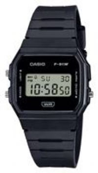 Casio Classic Black Strap Digital Watch