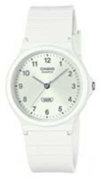 Casio Unisex Classic Analogue White Strap Watch