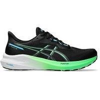 Asics Men/'s GT-1000 13 Sneaker, Black Digital Aqua, 8 UK