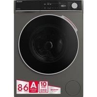 SHARP ES-NDB814CAA-EN 8 kg Washer Dryer - Dark Inox - REFURB-C