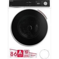 SHARP WD5S1045BW WiFi-enabled 10.5 kg Washer Dryer - White, White