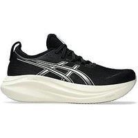 Asics Mens Running Gel-Nimbus 27 Trainers - Black/White