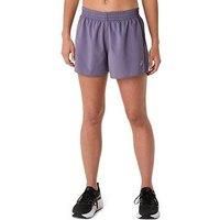 Asics Womens Running Core 4Inch Shorts - Purple