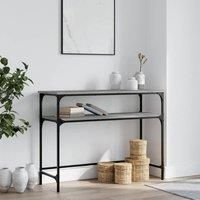 Console Table Grey Sonoma 100x35.5x75 cm Engineered Wood