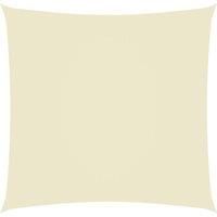 Sunshade Sail Oxford Fabric Square 7x7 m Cream