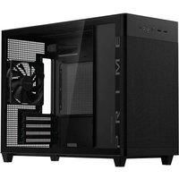 ASUS Prime AP201 TG is a stylish 33-liter MicroATX case with tool-free side panels and a quasi-filter mesh, with support for 360 mm coolers, graphics cards up to 338 mm long, Tempered Glass Panel