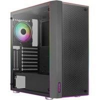 AEROCOOL Skribble ATX Mid Tower PC Case - Black, Black