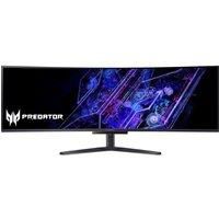 ACER Predator X49Xbmipphuzx Dual Quad HD 49" Curved OLED Gaming Monitor - Black, Black