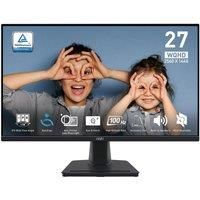 MSI PRO MP275Q 27 Inch WQHD Office Monitor - 2560 x 1440 IPS Panel, 100 Hz, Eye-Friendly Screen, Built-in Speakers, Tilt-Adjustable - HDMI 2.0b, DP (1.2a)