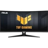 ASUS TUF Gaming VG34VQ3B 34" UltraWide Quad HD Curved Gaming Monitor with AMD FreeSync - Black, Black