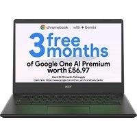 Acer 14" Chromebook 4 GB RAM 64GB Intel® Celeron® N ChromeOS - Black