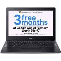 ACER 311 11.6£ Chromebook - IntelCeleron Processor, 64 GB eMMC, Black, Black