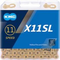 KMC X11SL Ti-N Chain - 11 Speed - 118L - Gold