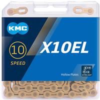 KMC Unisex's X10el Chain, Ti-N Gold, 114 Link