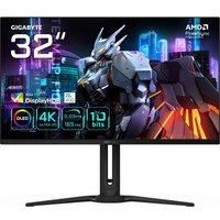 GIGABYTE AORUS FO32U 4K Ultra HD 31.5" QD-OLED Gaming Monitor - Black, Black