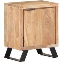 Bedside Cabinet 40x30x50 cm Solid Acacia Wood with Live Edges