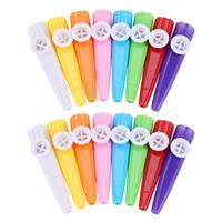 48 Pieces Plastic Kazoos 8 Colorful Musical Instrument, Good for Guitar, Ukulele, Violin (48 Pieces)