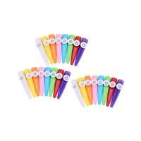 72 Pieces Plastic Kazoos 8 Colorful Musical Instrument, Good for Guitar, Ukulele, Violin (72 Pieces)