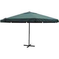 Parasol Green Aluminium 500 cm