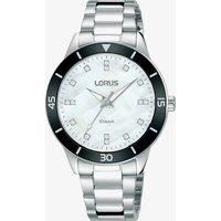 Lorus Ladies Sports White Mother of Pearl Dial Bracelet Watch RG245RX9