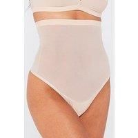 Dorina Invisible Sculpt Super High Waist Thong - Beige