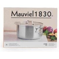 Mauviel 1830 Stainless Steel Casserole pot with glass lid 20cm / 3.2L