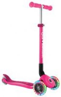 Globber Expert Foldable 3 Wheel Scooter - Pink