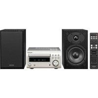 DENON DM41DAB Wireless Traditional HiFi System  Premium Silver