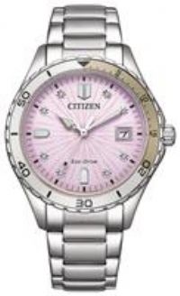 Citizen Ladies Stainless Steel Pink Dial Bracelet Watch