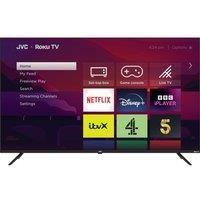 55" JVC LT-55CR530 Roku TV Smart 4K Ultra HD HDR LED TV, Black