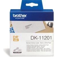 Brother DK Labels DK-11201 (29mm x 90mm) Standard Address Labels (400 Labels)