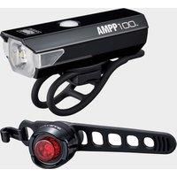 Cateye Ampp 100 / Orb Front and Rear Bike Light Set - USB Rechargeable