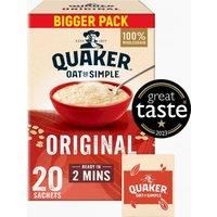 Quaker Oats Oat So Simple Original 20 Sachets, 540g