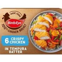 Birds Eye 6 Crispy Tempura Battered Chicken Breast Steaks 510g