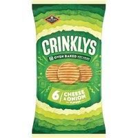 Jacob's 6 Crinklys Cheese & Onion Flavour 138g